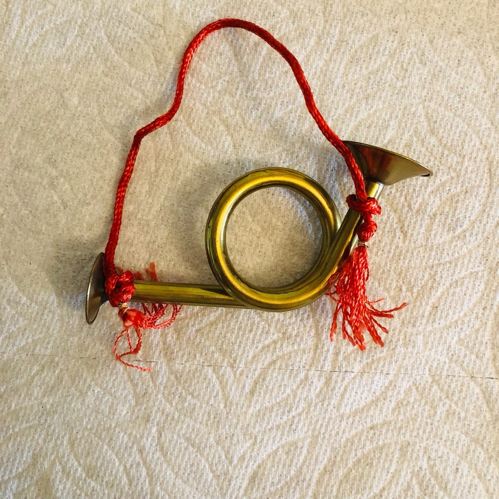 Brass Christmas ornament